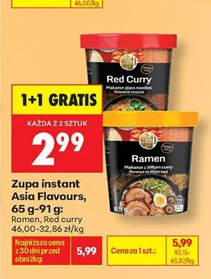 Zupa instant Asia Flavours Ramen promocja w Biedronka