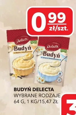 Budyń Delecta promocja w Top Market