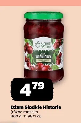 Dżem wiśniowy Słodkie Historie promocja w Netto