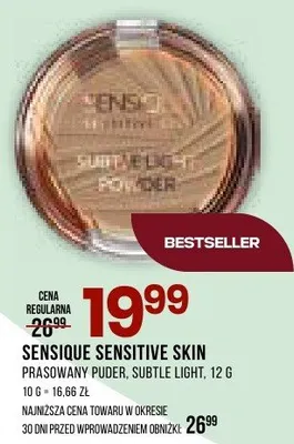 Prasowany puder Subtle Light, 12g promocja w Drogerie Natura