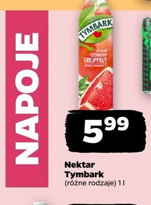 Nektar Tymbark promocja w Netto