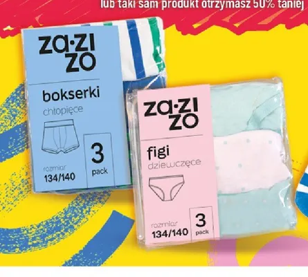 Bokserki chłopięce ZaZiZo 3-pak promocja w POLOmarket