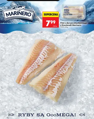 Filet z dorsza atlantyckiego z Grenlandii Marinero promocja w Biedronka