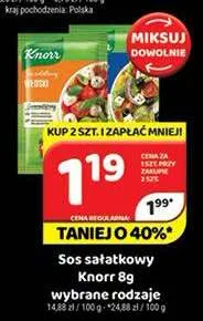 Sos sałatkowy Knorr promocja w Delfin