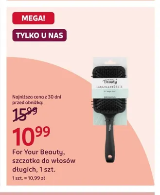 Szczotka do włosów długich For Your Beauty promocja w Rossmann