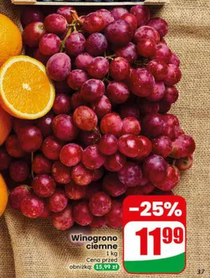 Winogrono ciemne promocja w Dino