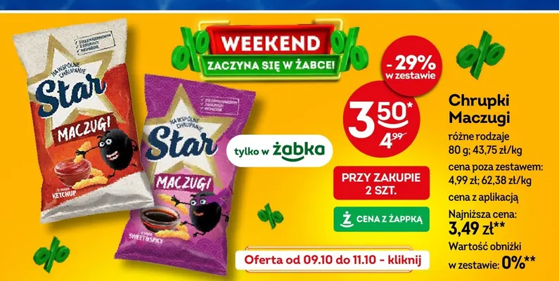 Chrupki Maczugi Star promocja w Żabka