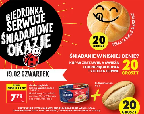 Gulasz angielski promocja w Biedronka