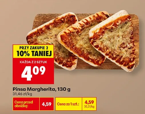 Pizza Pinsa Margherita promocja w Biedronka