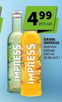 Drink Impress Bitter Spritz promocja w Groszek