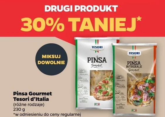 Pinsa Gourmet, różne rodzaje DRUGA -30% promocja w Netto