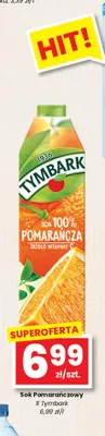 Sok pomarańczowy Tymbark promocja w emma MARKET