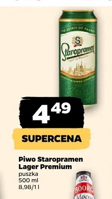 Piwo Staropramen Lager Premium promocja w Netto