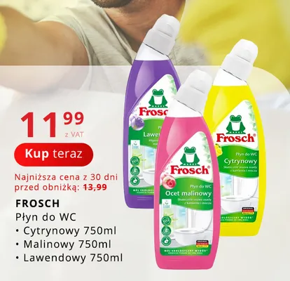 Płyń do WC Frosch Lawendowy promocja w Poczta Polska