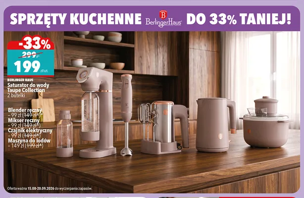 Blender ręczny Berlinger Haus promocja w Biedronka