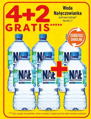 Woda Nałęczowianka wybrane rodzaje promocja w POLOmarket