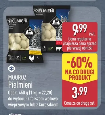 Pielmieni z kurczakiem Mooroz promocja w Aldi