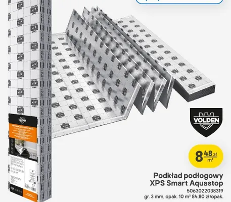 Podkład podłogowy XPS Smart Aquastop promocja w Castorama