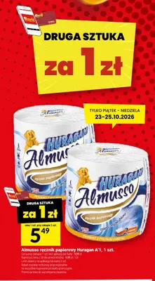 Ręcznik papierowy Almusso Huragan promocja w Twój Market