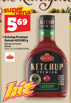 Ketchup Premium Roleski promocja w TOPAZ