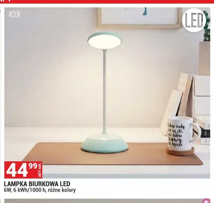 Lampka biurkowa LED promocja w Merkury Market