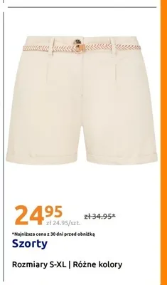Szorty promocja w Action
