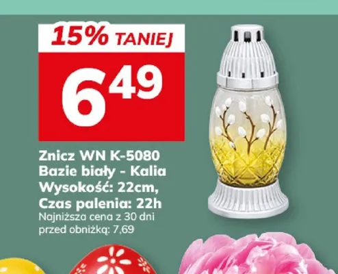 Znicz WN K-5080 Bazie biały promocja w Hitpol