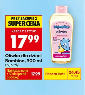 Oliwka dla dzieci promocja w Biedronka