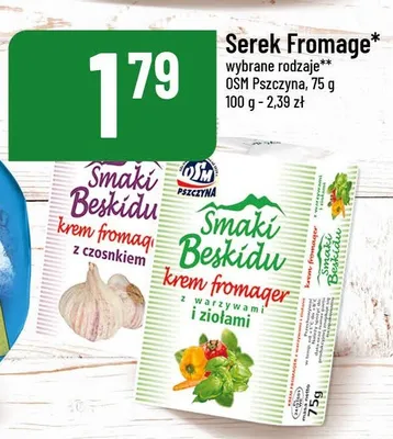 Serek Fromage wybrane rodzaje Pszczyna promocja w POLOmarket