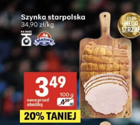Szynka staropolska Mazurek promocja w Delikatesy Centrum