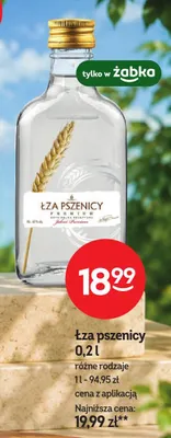 Wódka Łza Pszenicy promocja w Żabka