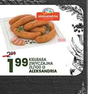 Kiełbasa zwyczajna Aleksandria promocja w Wafelek