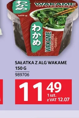 Sałatka z alg wakame Garso promocja w Selgros