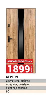 Drzwi zewnętrzne stalowe Neptun promocja w Merkury Market