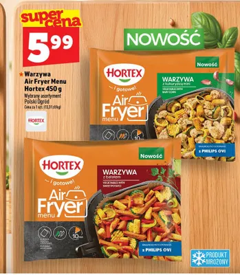 Warzywa Air Fryer Menu z batatem Hortex promocja w TOPAZ