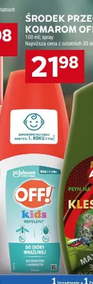 Środek przeciw komarom OFF! Kids promocja w Stokrotka