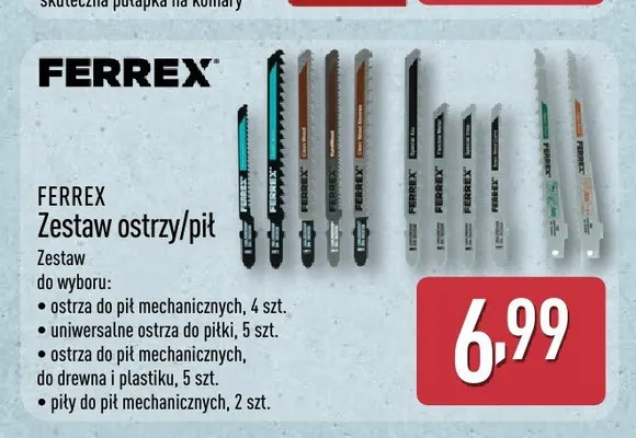 Zestaw pił do pił mechanicznych FERREX 2szt. promocja w Aldi