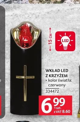 Wkład LED z krzyżem promocja w Selgros