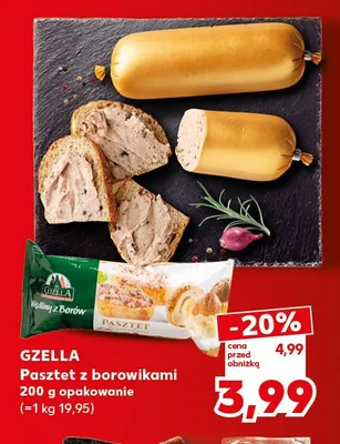 Pasztet z borowikami Gzella promocja w Kaufland