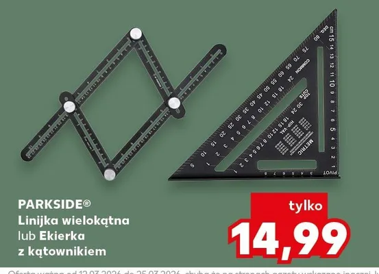 Linijka wielokątna  promocja w Kaufland