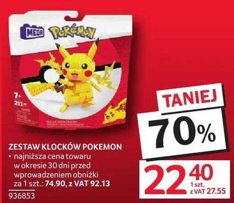 Zestaw klocków Pokemon promocja w Selgros