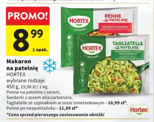Makaron na patelnię Penne po neapolitańsku Hortex promocja w Intermarche