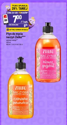 Płyn do mycia naczyń Zielko czerwona pomarańcza promocja w POLOmarket