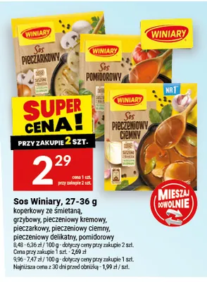 Sos Winiary pieczeniowy delikatny promocja w Twój Market