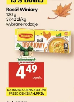 Rosół Winiary promocja w Delikatesy Centrum