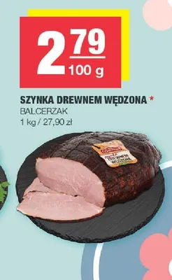 Szynka drewnem wędzona promocja w SPAR