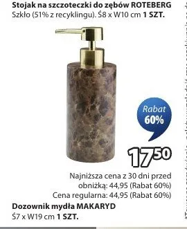 Dozownik mydła MAKARYD promocja w Jysk