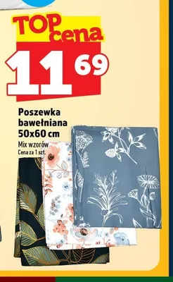Poszewka bawełniana 50x60 cm promocja w TOPAZ