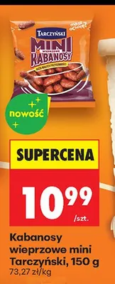 Kabanosy wieprzowe mini Tarczyński, 150 g promocja w Biedronka
