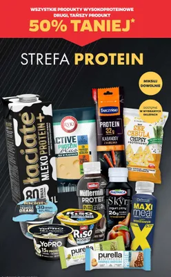 Produkty wysokoproteinowe drugi -50% promocja w Netto